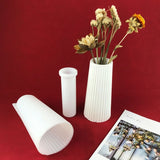 2Pcs Geometric Flowerpot Silicone Molds for Succulent Plant Holder Making Mold