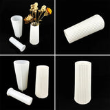 2Pcs Geometric Flowerpot Silicone Molds for Succulent Plant Holder Making Mold