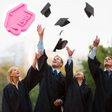 2Pcs Graduation Silicone Molds Doctor Hat Pendant Resin Moulds