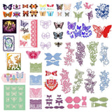 2Pcs Halloween Bows Metal Cutting Dies Pumpkin Spider Bat Die Cuts Embossing Mou