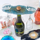 2Pcs Wine Glass Holder Resin Mold Kit Craft Tool
