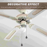 2Pcs Hanging Charm Pendant Ceiling Fan Light Pull Chain Extension