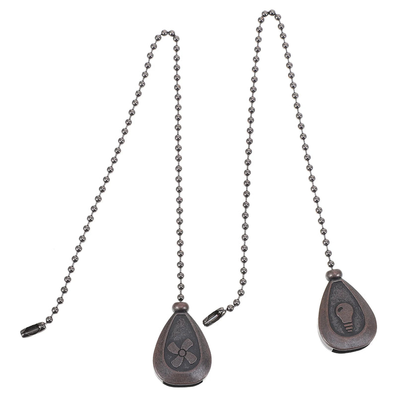 2Pcs Hanging Charm Pendant Ceiling Fan Light Pull Chain Extension