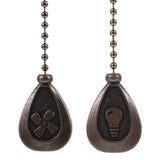 2Pcs Hanging Charm Pendant Ceiling Fan Light Pull Chain Extension