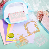 2Pcs Happy Birthday Cake Metal Cutting Dies for Scrapbook Cards Making