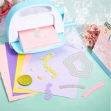 2Pcs Happy Birthday Lace Metal Cutting Dies for DIY Scrapbooking