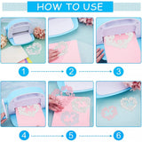2Pcs Heart Shaped Metal Cutting Dies for Scrapbook Decoration