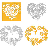 2Pcs Heart Shaped Metal Cutting Dies for Scrapbook Decoration