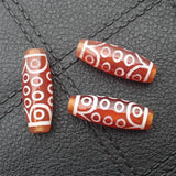 2Pcs 30mm Dzi Agates Beads for DIY Jewelry Making