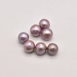 2Pcs Baroque Purple Pearl DIY Earrings Bracelet JA0460