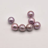 2Pcs Baroque Purple Pearl DIY Earrings Bracelet JA0460