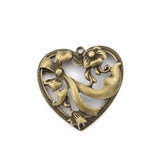 2Pcs Antique Bronze Elephant/Butterfly/Leaves/Cross/Hollow Heart Charms