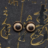 2Pcs Fire Offering Type 3-line Sky Eye Totem Agate Dzi Beads
