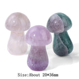 Natural Stone Mushroom Beads for Jewelry Making