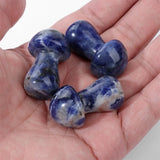 Natural Stone Mushroom Beads for Jewelry Making