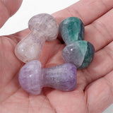 Natural Stone Mushroom Beads for Jewelry Making