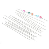 2Pcs Stainless Steel Soft Head 9-pin Bracelet/Necklace Wire DIY Jewelry