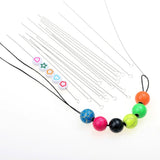 2Pcs Stainless Steel Soft Head 9-pin Bracelet/Necklace Wire DIY Jewelry