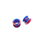 2Pcs Soft Silicone Ear Gauges Flesh Tunnel Ear Plugs 6-20