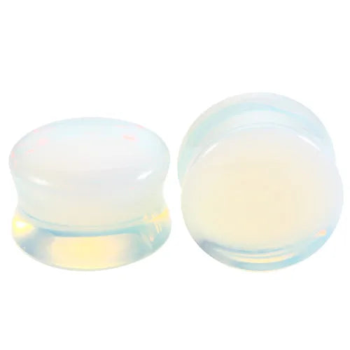 2Pcs Stone Ear Plugs Gauges Earrings Tunnels Expander Stretcher Piercing