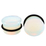 2Pcs Stone Ear Plugs Gauges Earrings Tunnels Expander Stretcher Piercing