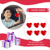 2Pcs Love Heart Silicone Mold for DIY Resin Pendant Keychain Jewelry Tools