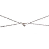 2Pcs Magnetic Couple Necklace Break Heart Pendant