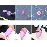 2Pcs Mini Leaves Flower 3D Silicone Mold Nail Carving Nail Art Templates