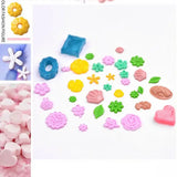 2Pcs Mini Leaves Flower 3D Silicone Mold Nail Carving Nail Art Templates