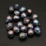 2Pcs Natural Freshwater Baroque Pearl Beads 13-15mm