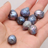 2Pcs Natural Freshwater Baroque Pearl Beads 13-15mm