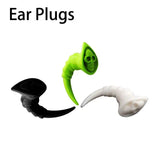 2Pcs Spiral Skull Ear Tunnel Plugs Acrylic Ear Gauges Punk Body Jewelry