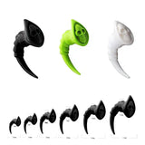 2Pcs Spiral Skull Ear Tunnel Plugs Acrylic Ear Gauges Punk Body Jewelry