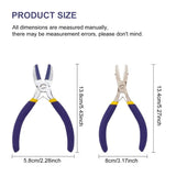 2Pcs Nylon Jaw Flat Nose Pliers for Jewelry Making