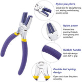 2Pcs Nylon Jaw Flat Nose Pliers for Jewelry Making