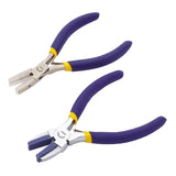 2Pcs Nylon Jaw Flat Nose Pliers for Jewelry Making
