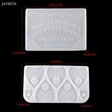 2Pcs Ouija-Board Planchette Resin Molds Epoxy Silicone Molds