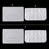 Gothic Ouija Board Planchette Resin Molds for Jewelry Making