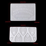 2Pcs Gothic Ouija- Board Planchette Resin Molds