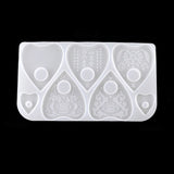 2Pcs Gothic Ouija- Board Planchette Resin Molds
