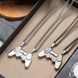 Personality Retro Game Console Handle Necklace Couples Pendant
