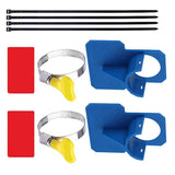 Pool Hose Holders + Clamps for Pipes Sagging Prevention