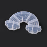 2Pcs Rainbow Beads Boxes Jewelry Parts Access