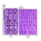 2Pcs Rings Silicone Mold Epoxy Resin DIY Jewelry Craft Making Tools