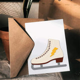 2Pcs Roller Skates Metal Cutting Dies for Scrapbook Cards Making