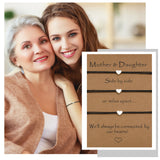 Antique Silver Heart Mom & Daughter Bracelet Set
