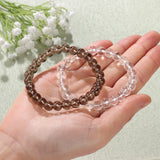 2Pcs/Set Natural Stone Bracelet Agates Beads Bangle Turquois Crystal Men Jewelry