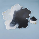 2Pcs Crystal Flower Coaster Pad Casting Silicone Mould