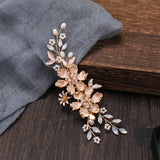2Pcs/Set Leaf Pearl Hair Clips Women Hair Jewelry Wedding Accessories
