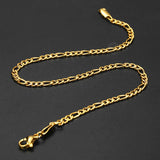 2Pcs Stainless Steel Initial Letter Anklet Set for Women